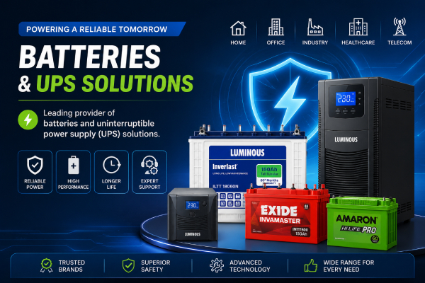 Power backup equipment setup